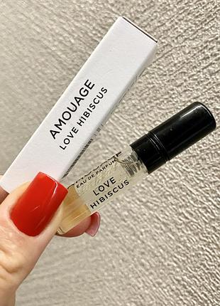 Amouage love hibiscus (ориг. пробник новинка 2026)