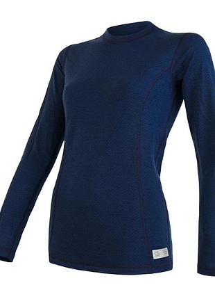 Термоблузка женская sensor merino df ls m глубокий синий (883591)