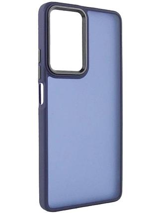 Чехол накладка для realme c55 протишоковий tpu + полікарбонат navy blue (924674)