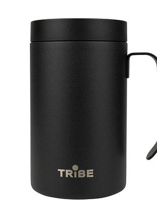 Термокружка tribe adventure mug 450 мл черная (883862)