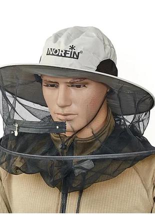 Шляпа антимоскитная norfin boonie 03 бежевый 100% нейлон l с защитой шеи от солнца (878935)