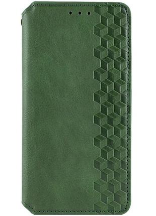 Чохол-книжка getman cubic для xiaomi redmi a3 штучна шкіра зелений 360 градусів (922163)