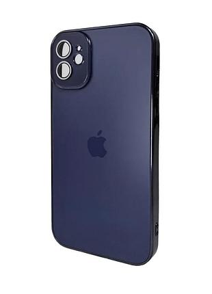 Чохол для смартфона ag glass sapphire frame magsafe скло + термополіуретан 12 см deep purple (869696)