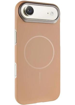 Чехол для iphone 17 air magsafe пластиковий 6.5" бежевий (911797)