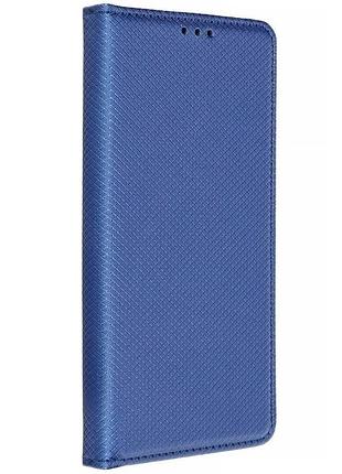 Чехол-книжка для xiaomi 14t pro штучна шкіра синій з підставкою 14х7х1 см (913443)