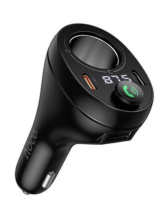 Fm-трансмиттер hoco e88 35w 2xusb type-c черный (873234)