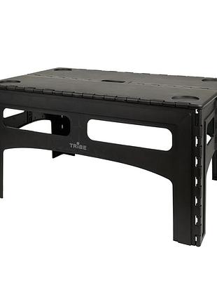 Стіл складаний tribe camp table low 80x50x50 см пластиковий чорний (884129)