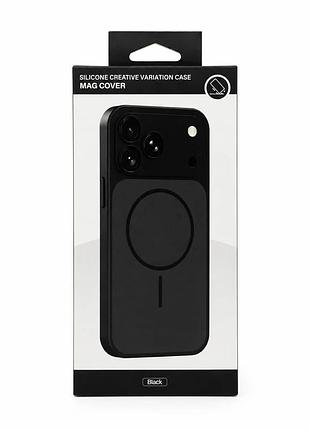 Чохол для смартфона накладка mag cover силіконовий 1 black для apple iphone 17 pro (870081)