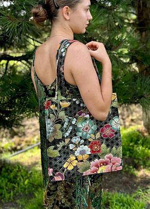 Гобеленовая сумка limaso japan003-sm35 34x35 см черная 75% полиэстер, 22% хлопок, 3% акрил (873678)