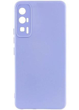 Чехол silicone cover full camera для xiaomi poco f5 pro силіконовий сиреневий (924233)