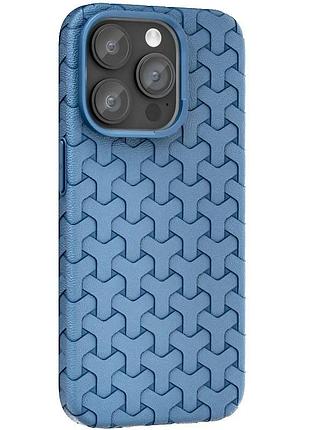 Чехол tpu weaving для iphone 13 pro 6.1" синій (909603)