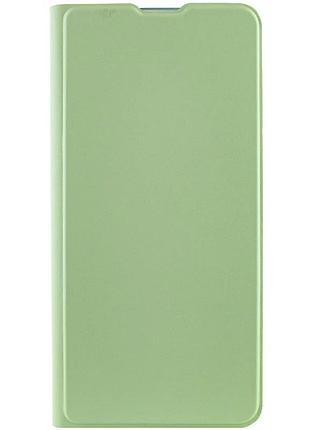 Чохол-книжка для samsung galaxy a54 5g з підставкою та слотом для візитки штучна шкіра м'ятний (916302)