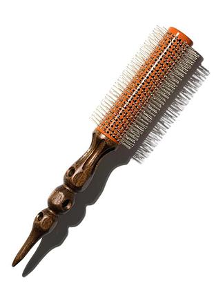 Термобрашинг hot iron brush w126-27 27 мм дерево, термостійкий нейлон, алюміній (840524)