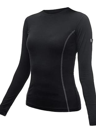 Термоблузка женская sensor merino active ls m мерино черная (884405)