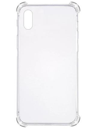 Tpu чохол для apple iphone x/xs посилена захист куточків прозорий 5.8" (923892)