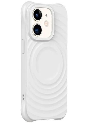 Чехол tpu orbit magsafe для apple iphone 11 6.1" білий (924340)