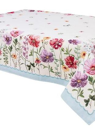 Скатерть гобеленовая elizabeth 137х240 см цветочный 60% полиэстер, 24% хлопок, 16% акрил (874469)