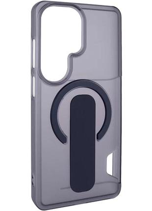 Чехол накладка для samsung galaxy s26 ultra magsafe пластик синій (916022)