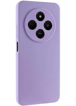 Чехол silicone cover full camera для xiaomi redmi 14c / poco c75 силіконовий сиреневий (920764)