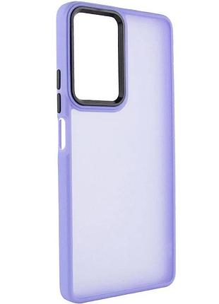 Чехол накладка для realme 10 4g протишоковий tpu + полікарбонат фіолетовий (922115)