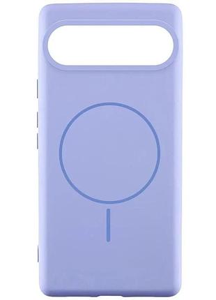 Чехол silicone cover lakshmi magsafe для google pixel 10 силіконовий сиреневий (922770)