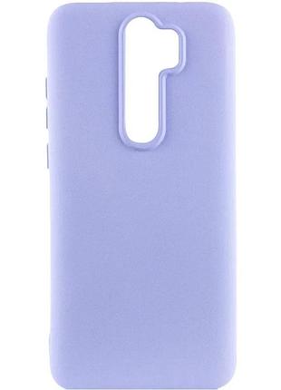 Чехол накладка для xiaomi redmi 9 силіконовий 0,5 мм сиреневий (922775)