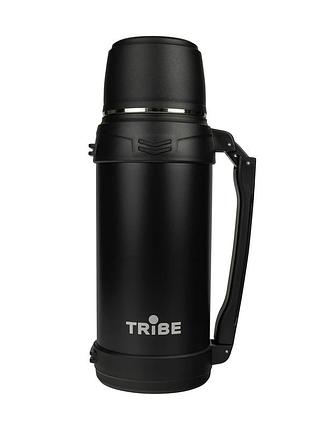 Термос для еды tribe family line t-dg-0001 2 л пластик черный (883676)