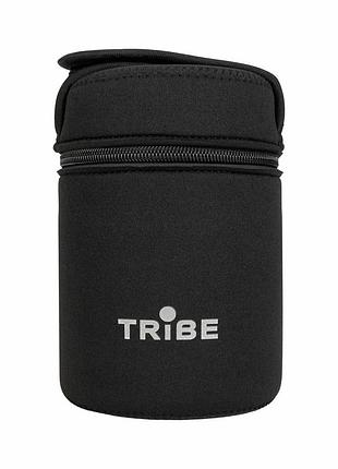 Чехол для термоса tribe neoprene cover 1 л нейлон черный (884012)