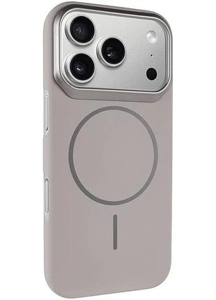 Чехол накладка magsafe для apple iphone 17 pro max 6,9" пластик білий (923770)