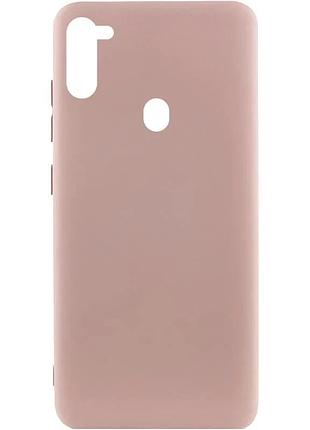 Чехол-накладка для samsung galaxy a11 силиконовый pink sand 0,5 мм (910046)