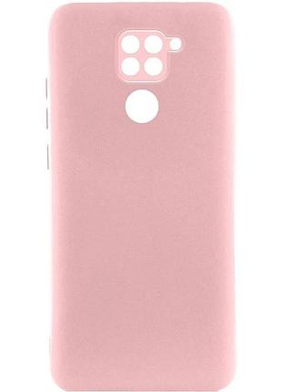 Чехол накладка full camera для xiaomi redmi note 9 / 10x tpu розовый (909879)