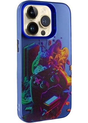 Чехол накладка для apple iphone 14 pro tpu+pc 6.1" колір gamer (925782)