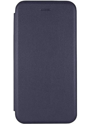 Чохол-книжка для xiaomi redmi 15 4g/5g 360 градусів екошкіра темно-синий (929993)