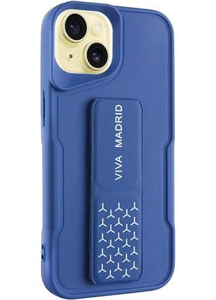 Чехол tpu viva для apple iphone 14 plus 6.7" з функцією підставки темно-синій (917673)