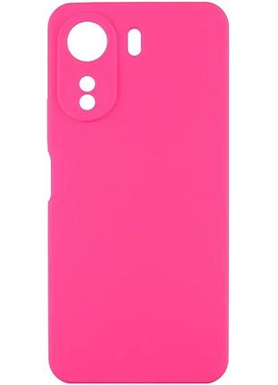 Чехол-накладка full camera для xiaomi redmi 13c силиконовый 0,5 мм розовый barbie pink (913757)