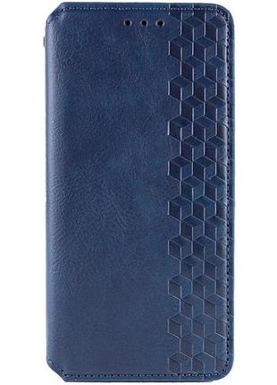 Чехол-книжка getman cubic (pu) для xiaomi 14t искусственная кожа синий с функцией подставки (910810)