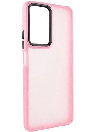 Чехол накладка для xiaomi redmi 15 противоударный tpu+pc 171,08x82,05x8,55 мм розовый (914488)