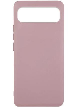 Чехол silicone cover google pixel 9 pro xl силиконовый 0,5 мм розовый pink sand (914506)
