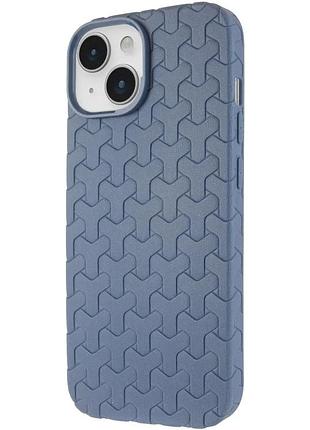 Чехол tpu weaving для apple iphone 12 pro max 6.7" синій (914578)