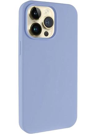 Чехол накладка для apple iphone 14 pro max 6.7" силікон lilac blue (916527)