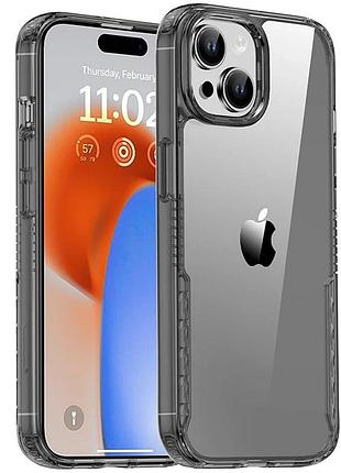 Чохол-накладка для apple iphone 14 tpu + pc 6.1" чорний (914458)