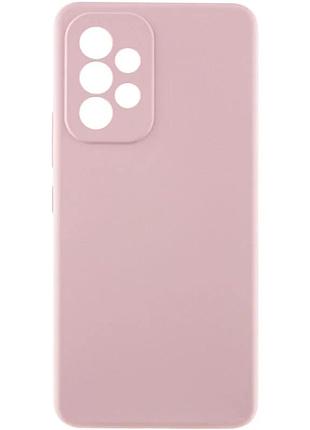 Чехол silicone cover full camera для samsung galaxy a52 4g/5g силиконовый 0,5 мм розовый (915932)