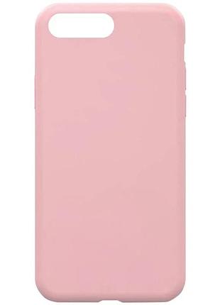 Чехол накладка для apple iphone 7 plus / 8 plus 5.5" силиконовый розовый с антискользящим покрытием (915612)