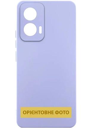 Чохол silicone cover lakshmi full camera для xiaomi poco m7 силіконовий сиреневий (918636)