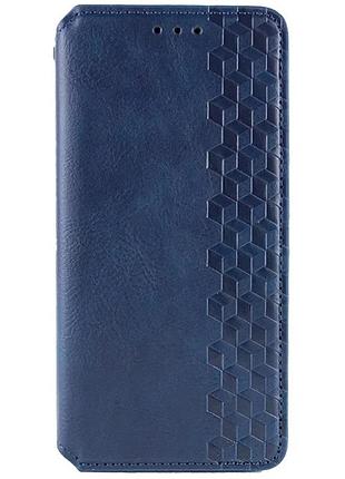 Чехол-книжка getman cubic для apple iphone x/xs pu синий 5.8" (913481)