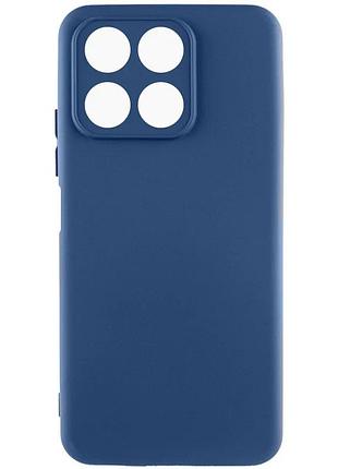 Чехол накладка full camera для huawei honor x8a силіконовий синій (929648)
