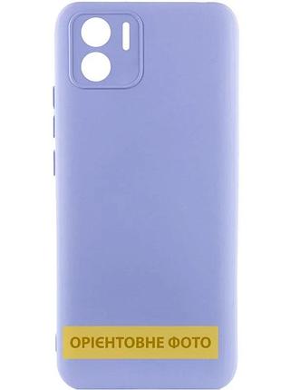Чехол silicone cover full camera для xiaomi redmi a1+/a2+ силіконовий сиреневий (912075)