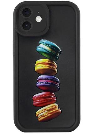Tpu чехол для apple iphone 12 6.1" накладка macarons (919180)