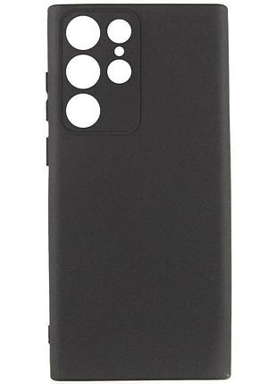 Чехол накладка для samsung galaxy s26 ultra захист камери силікон чорний (914565)