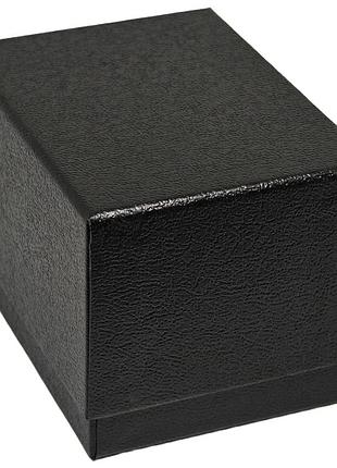 Картонная коробочка для часов 100х70х50 мм черная картон (908891)